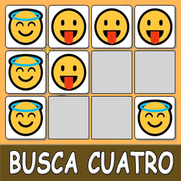 Juegos Busca Cuatro Emojis-c