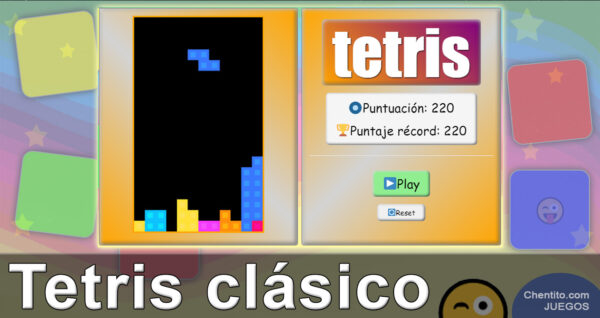 Juegos Clásicos. Juega "Tetris".