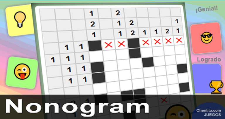Nonogram. Nonograma. Un juego rompecabezas genial.