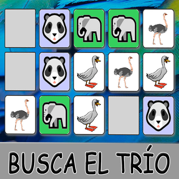 Juegos Busca el Trío - Imagen cuadrada