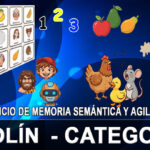 MEMOLÍN Categorías: Juego Ejercicio de Memoria Semántica y Agilidad Mental