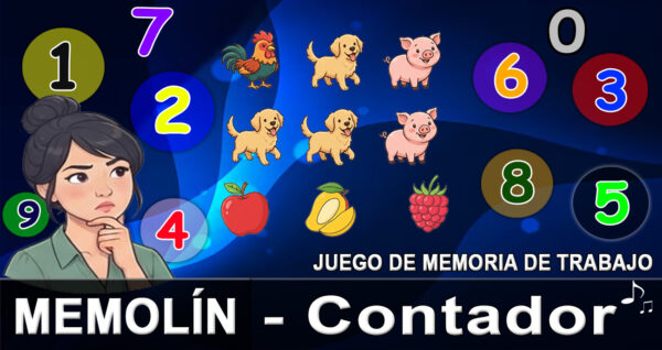 MEMOLÍN - Contador: El mejor juego de memoria de trabajo y conteo