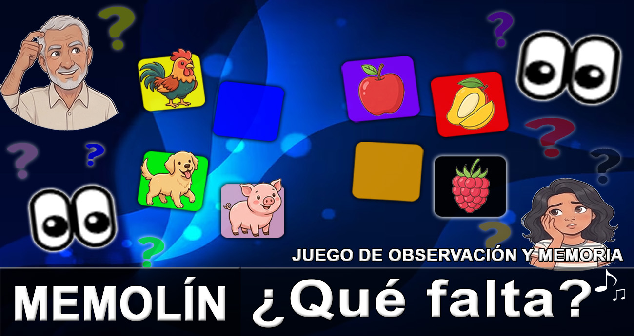 MEMOLÍN: ¿Qué falta? | Juego de observación y memoria para agilizar tu mente