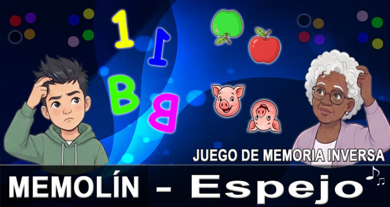 MEMOLÍN Espejo: Desafía tu mente con este juego de memoria inversa