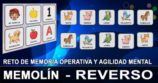 MEMOLÍN - Reverso: Reto de Memoria Operativa y Agilidad Mental